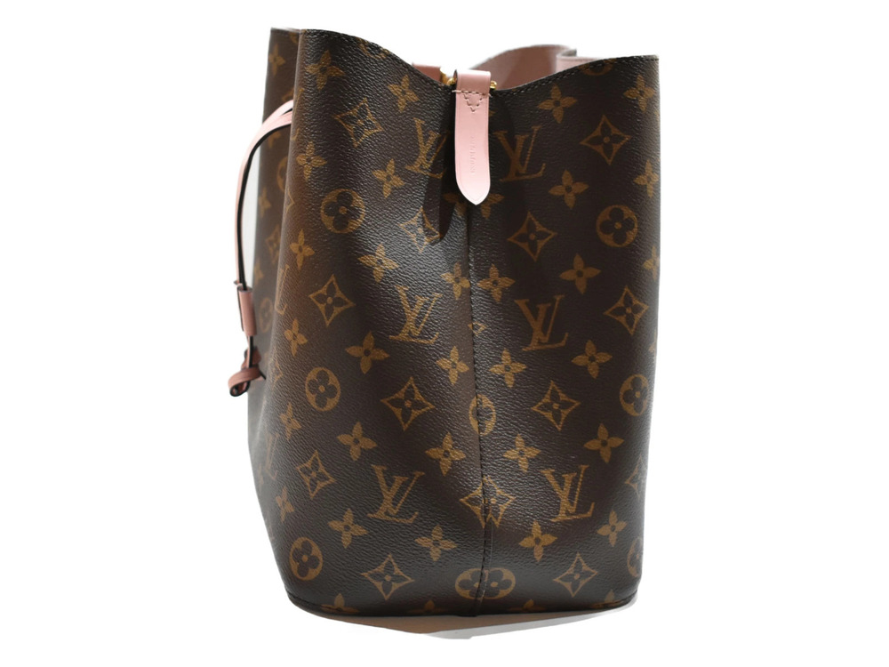 Louis Vuitton Poudre Handbag NeoNoe Monogram Pink Rose Pink Bag Shoulder